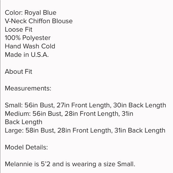 Royal Blue Short Sleeve V Neck Blouse Top - Picture 8 of 8